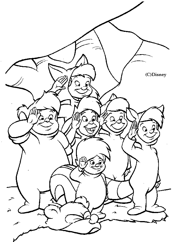 coloriage gratuit peter pan imprimer