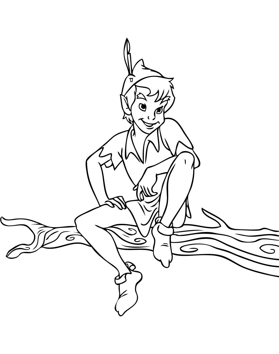 coloriage peter pan