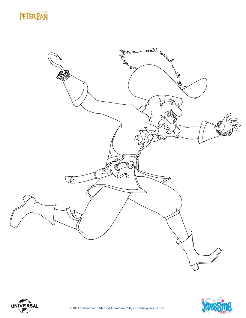 128 dessins de coloriage Peter Pan imprimer coloriage dessiner tv peter pan