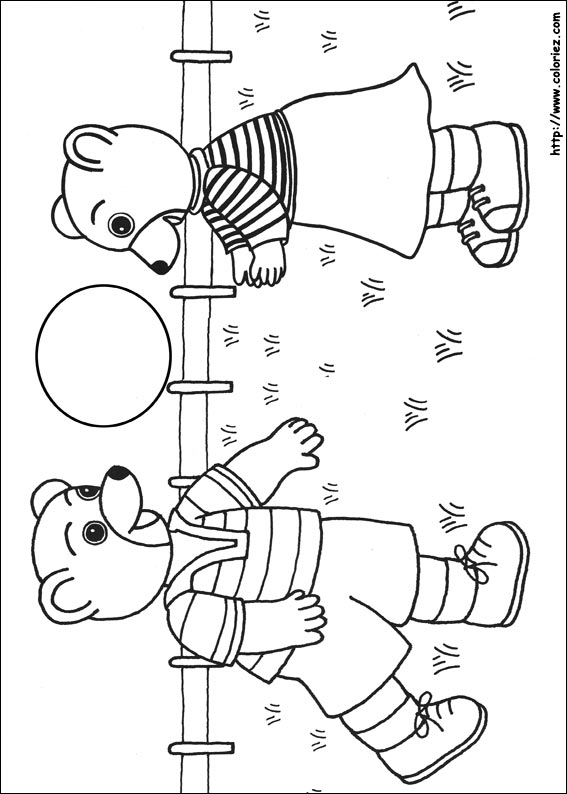 coloriage petit ours brun noel