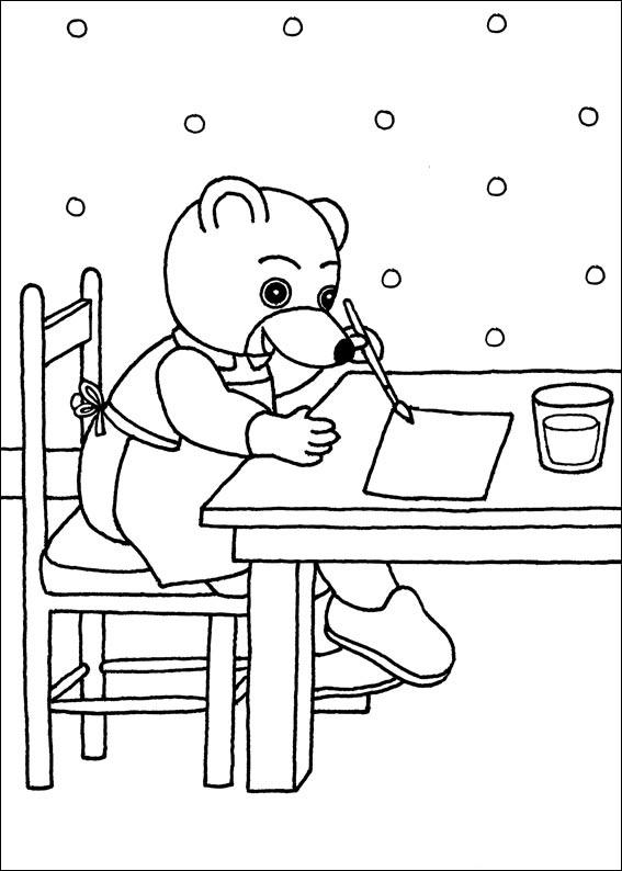 dessin en ligne gratuit petit ours brun