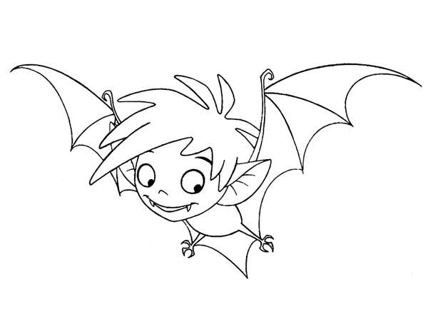 dessin de petit vampire