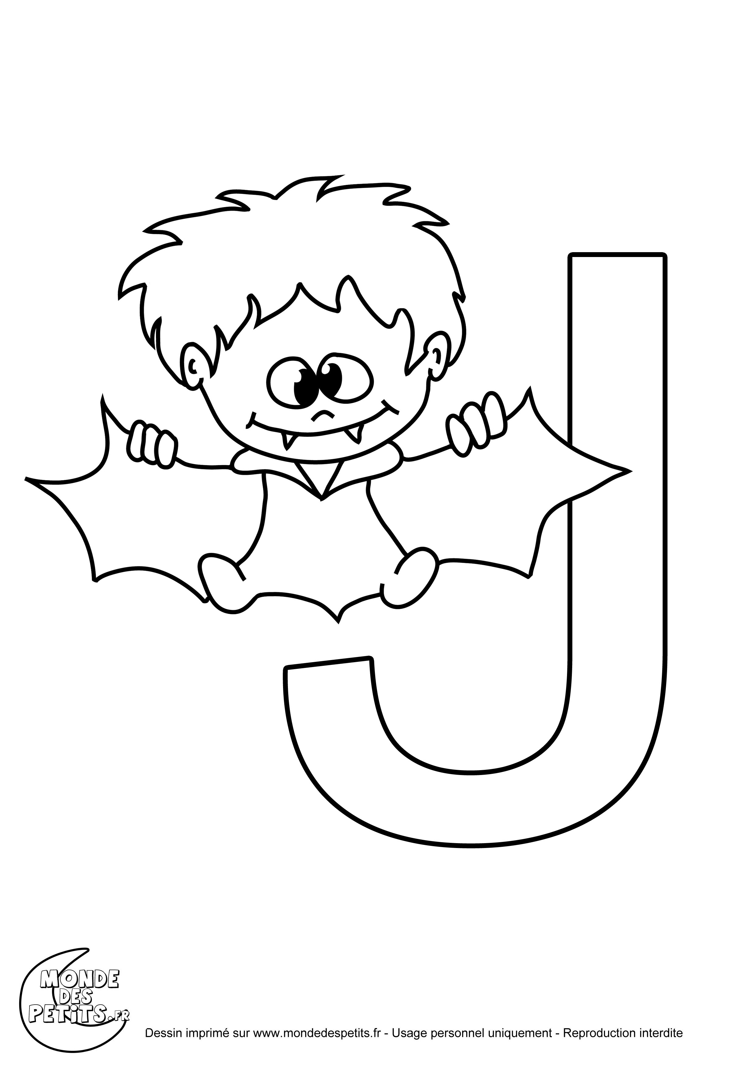 coloriage petit vampire