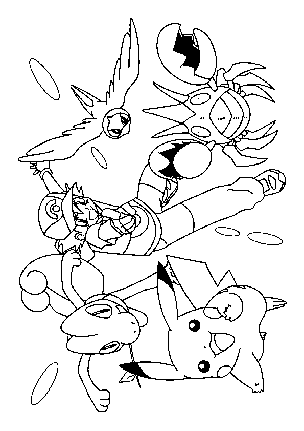 coloriage pikachu