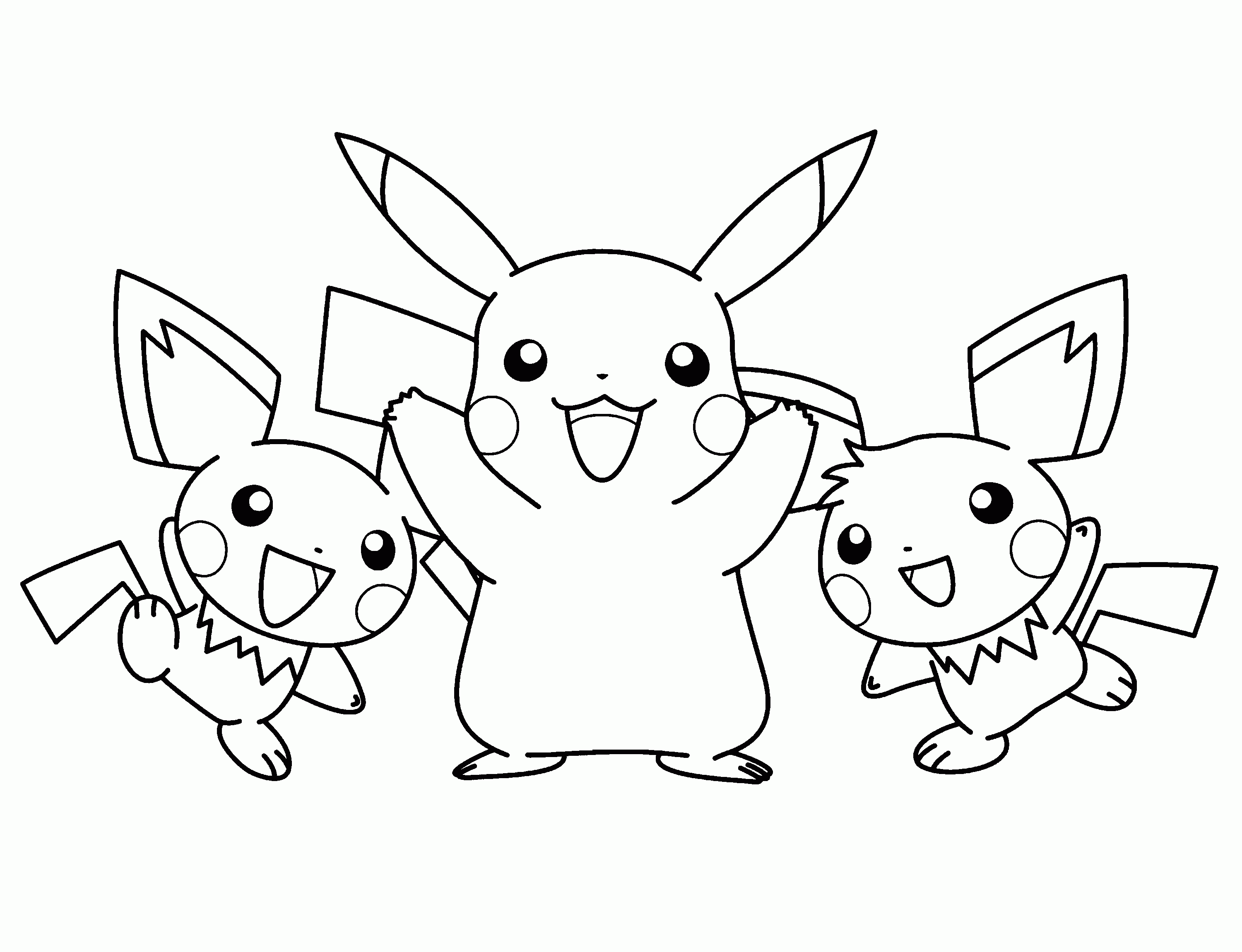 coloriage pikachu en ligne