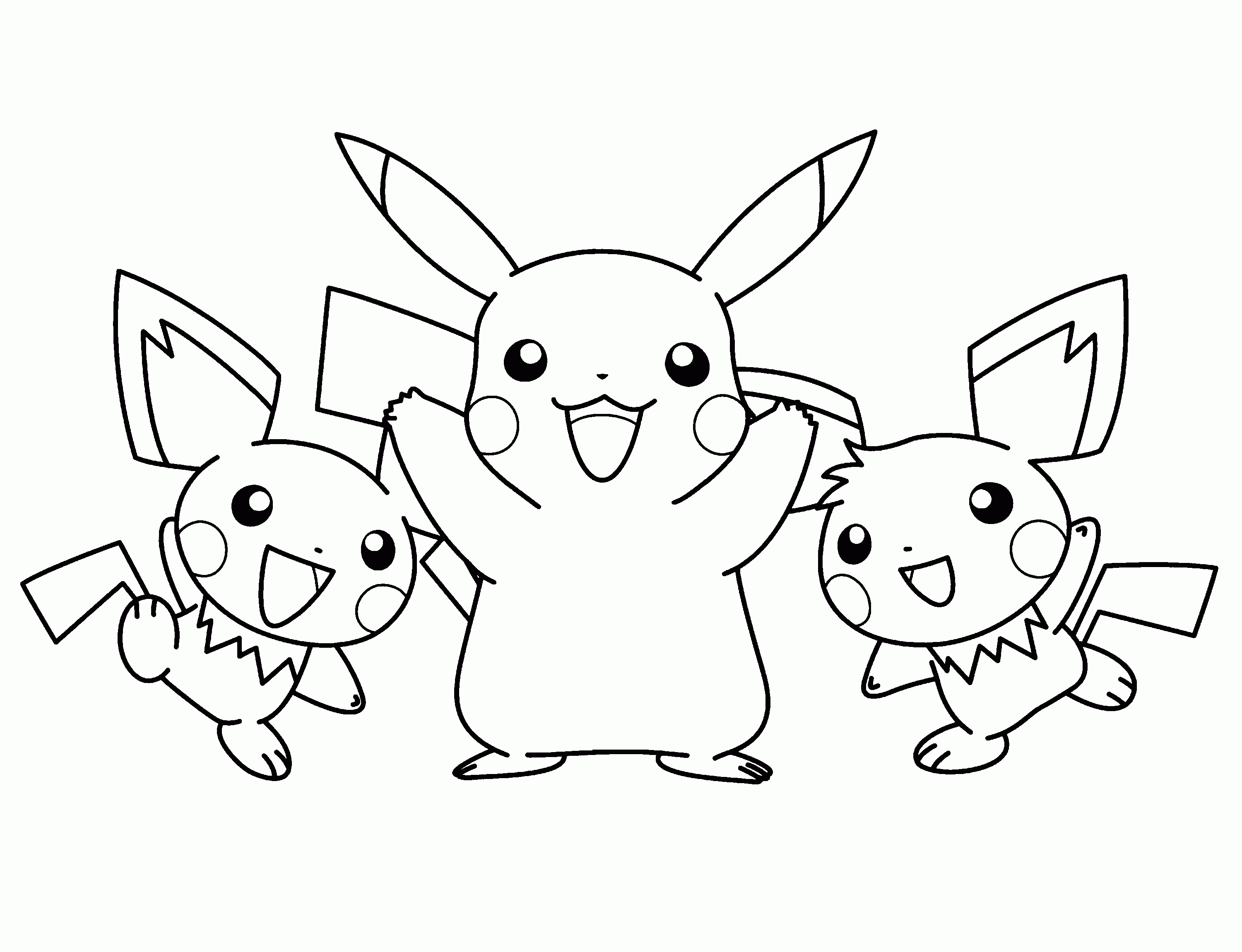 coloriage pikachu en ligne Voir le dessin