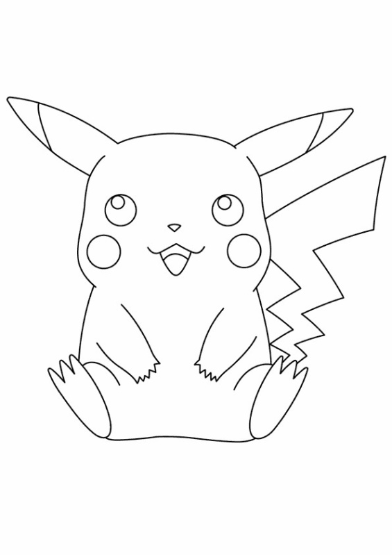 coloriage pikachu et sacha a imprimer