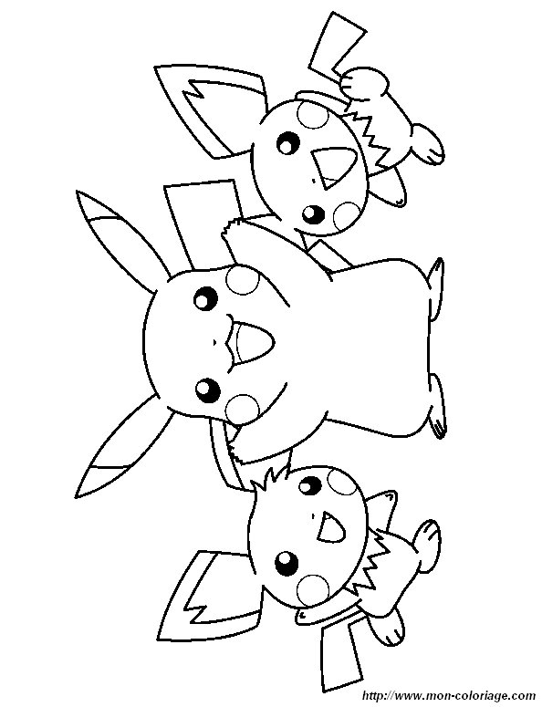 36 Dessins De Coloriage Pikachu à Imprimer