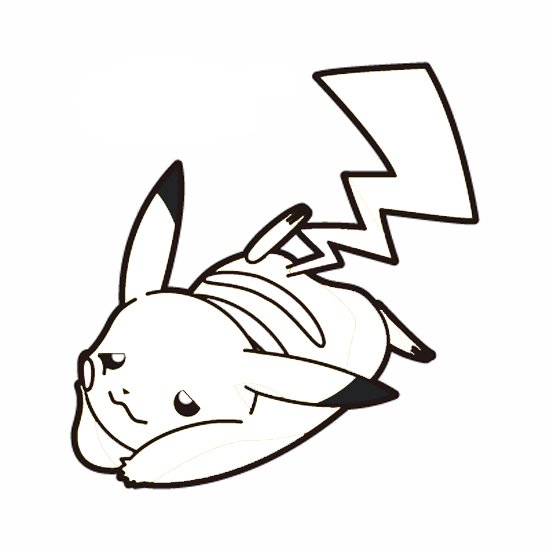 dessin pikachu imprimer gratuit