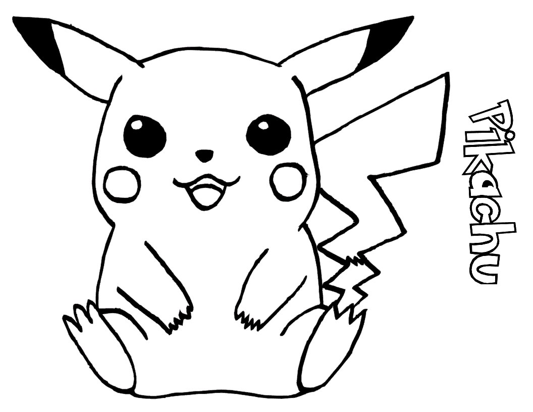 coloriage à dessiner pikachu imprimer