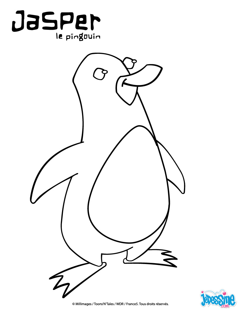 coloriage pingouin en ligne