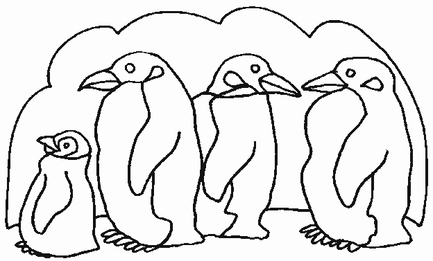 coloriage jasper le pingouin