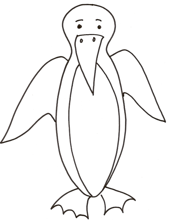 dessin pet shop pingouin