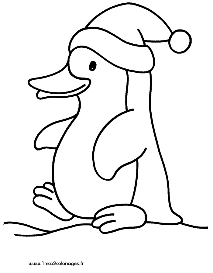 Coloriage Pingouin à colorier - Dessin à imprimer dessin les pingouins