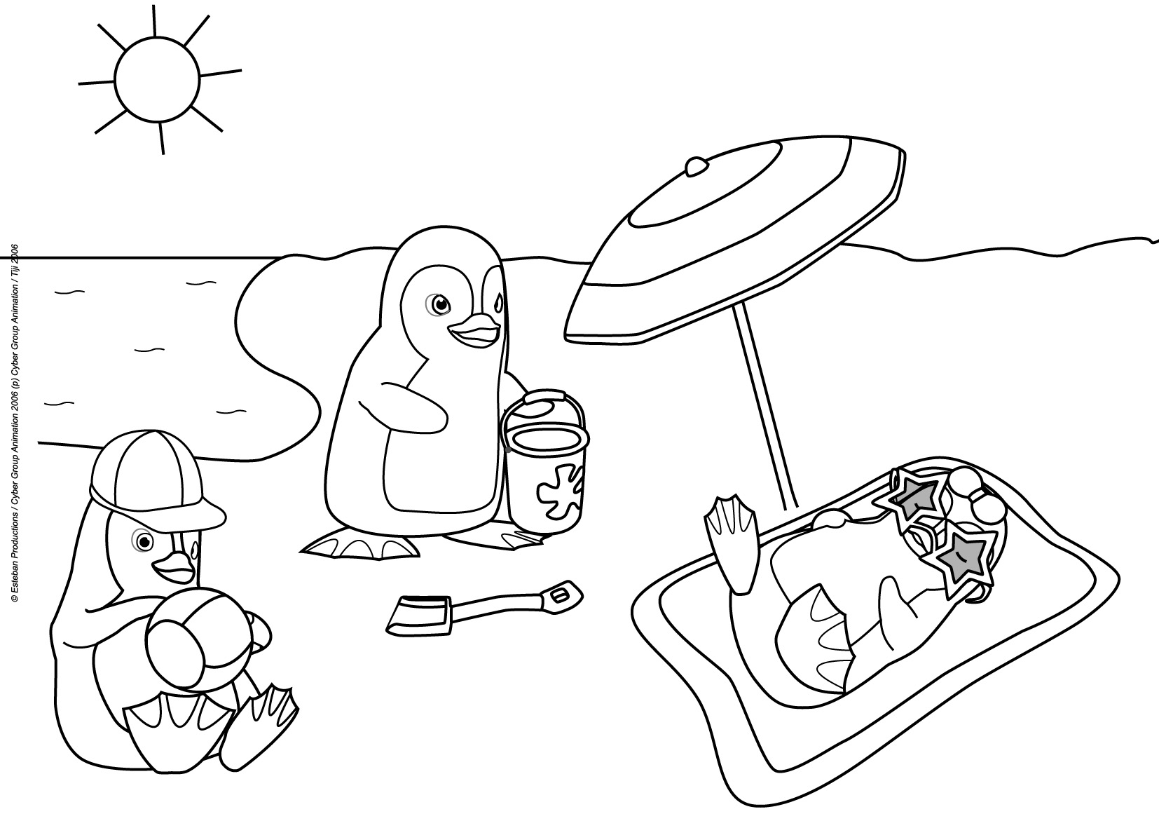 coloriage pingouin de madagascar