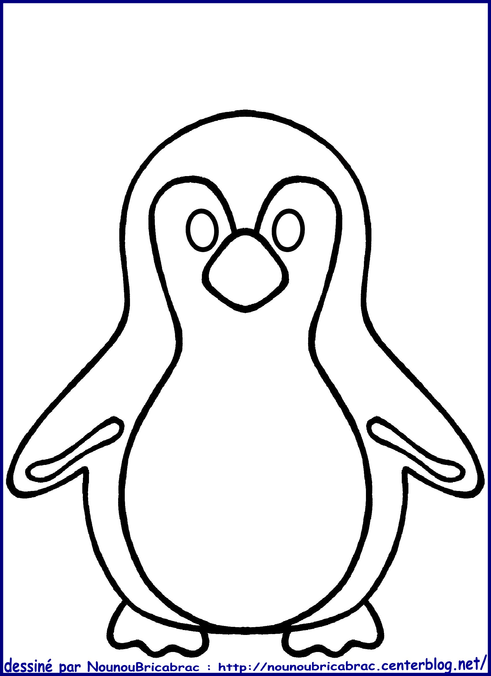 dessin d'un pingouin