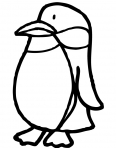 dessin en ligne gratuit pingouin