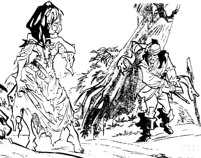 19 dessins de coloriage Pirate Des Caraibes 4 à imprimer