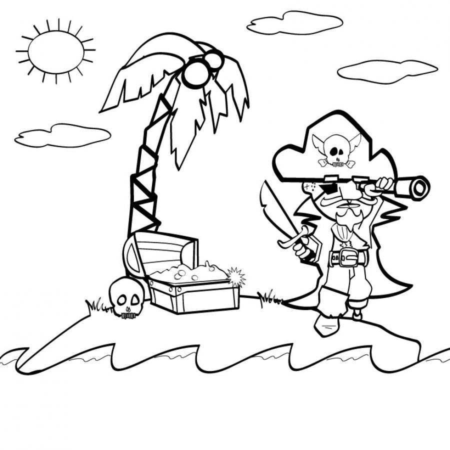 coloriage pirate