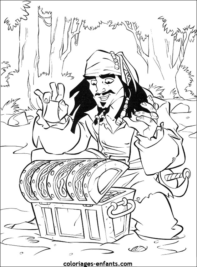 coloriage pirate 3 ans