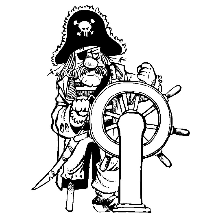 coloriage pirate imprimer