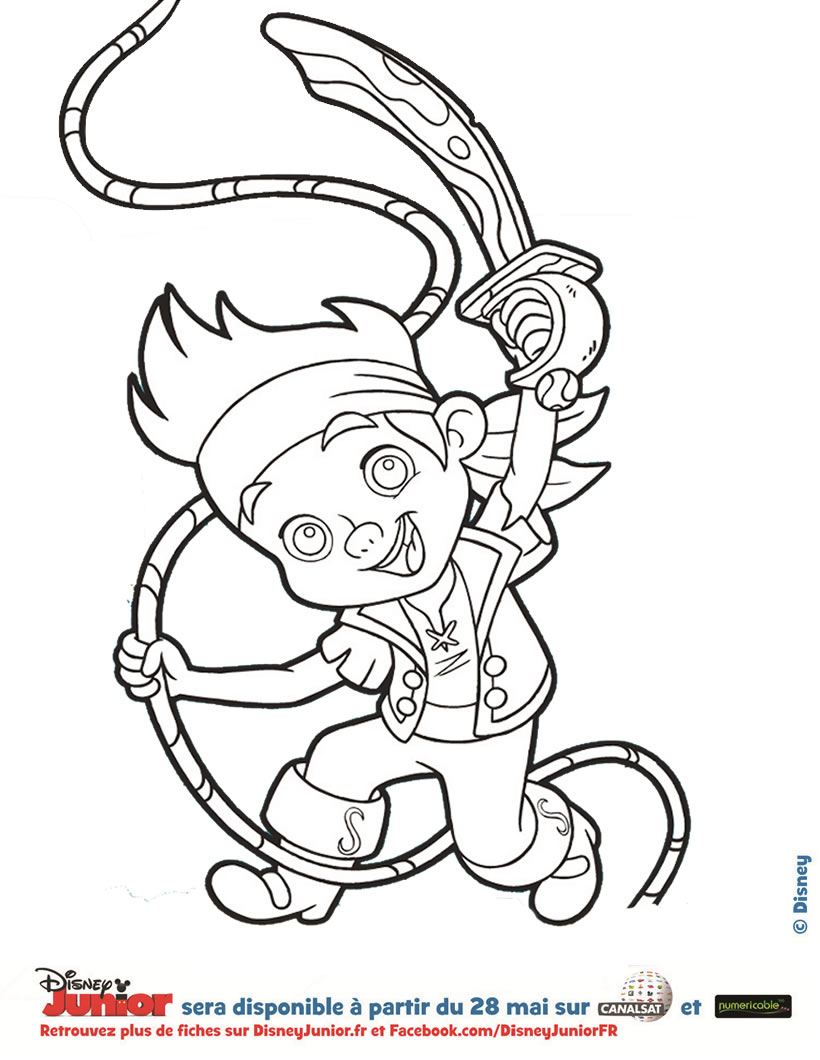 coloriage a dessiner pirate des caraibes gratuit