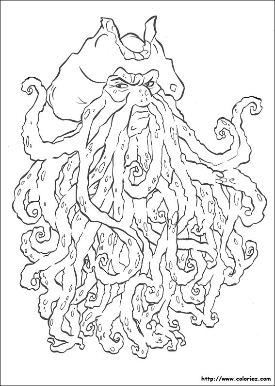 124 dessins de coloriage Pirates des Caraïbes à imprimer coloriage pirates des caraibes
