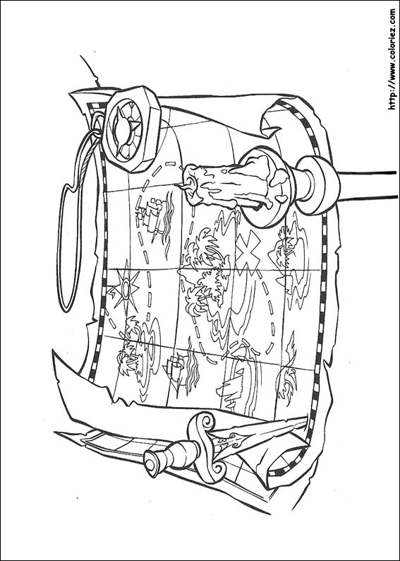 coloriage de pirate des caraibe 2