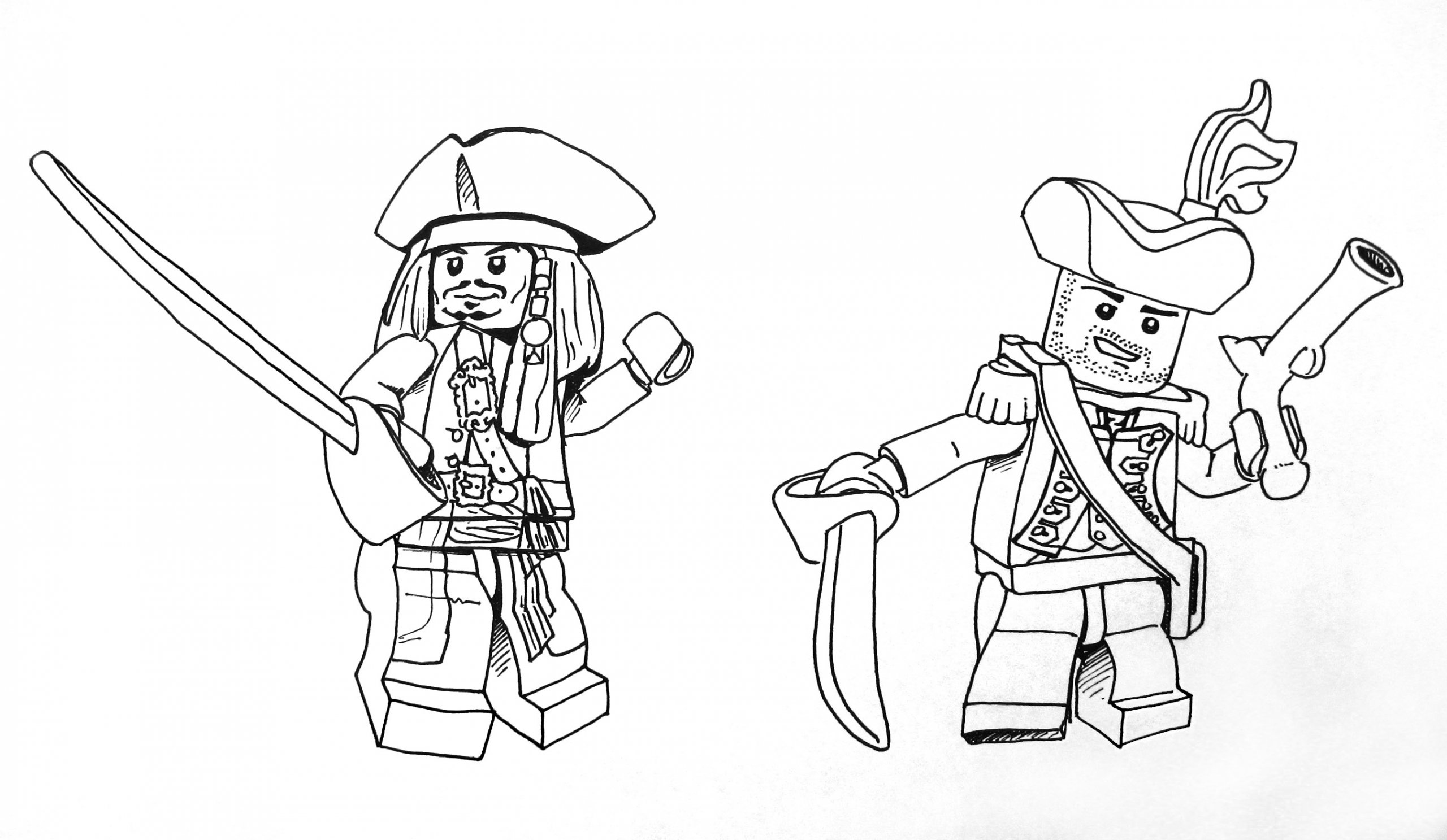 dessin pirates des caraibes 1