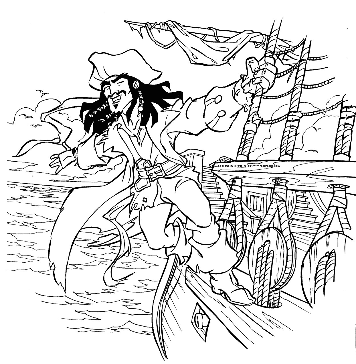 dessin de pirates des caraibes 4