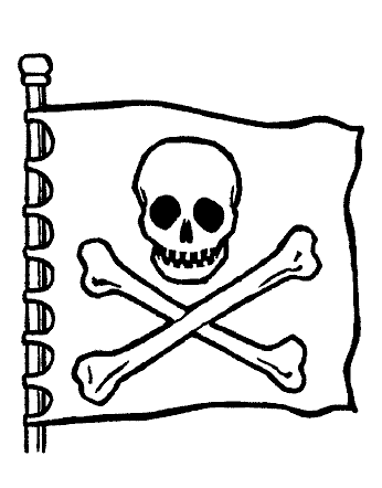 dessin à colorier à imprimer pirates des caraibes