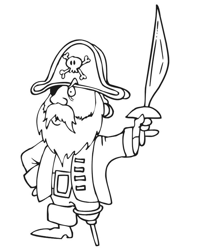 coloriage à dessiner pirate des caraibes 3
