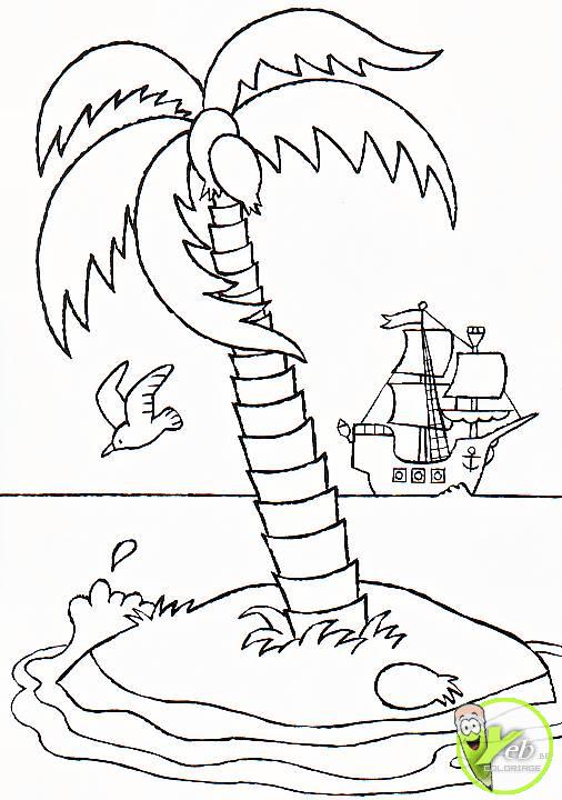 dessin à colorier pirates des caraibes à imprimer