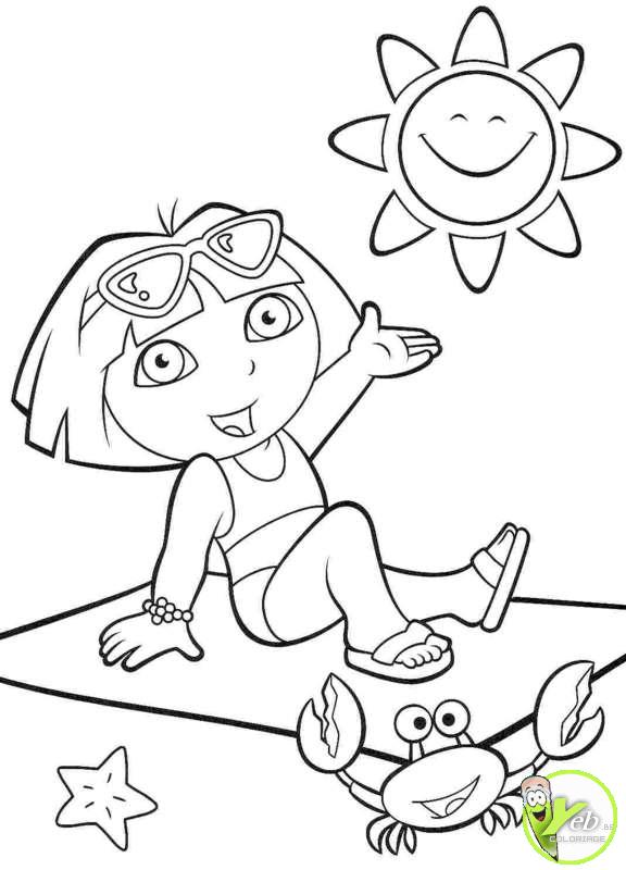 112 Dessins De Coloriage Plage à Imprimer