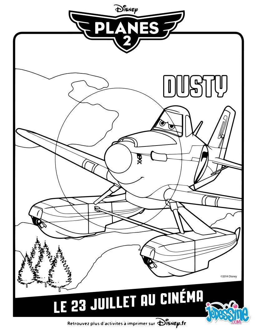 dessin planes 2 coloriage