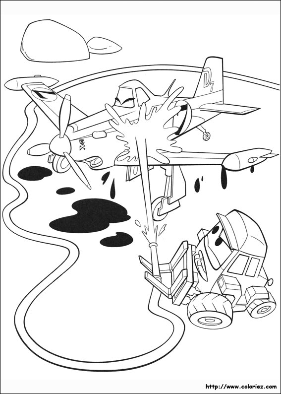 coloriage planes ishani