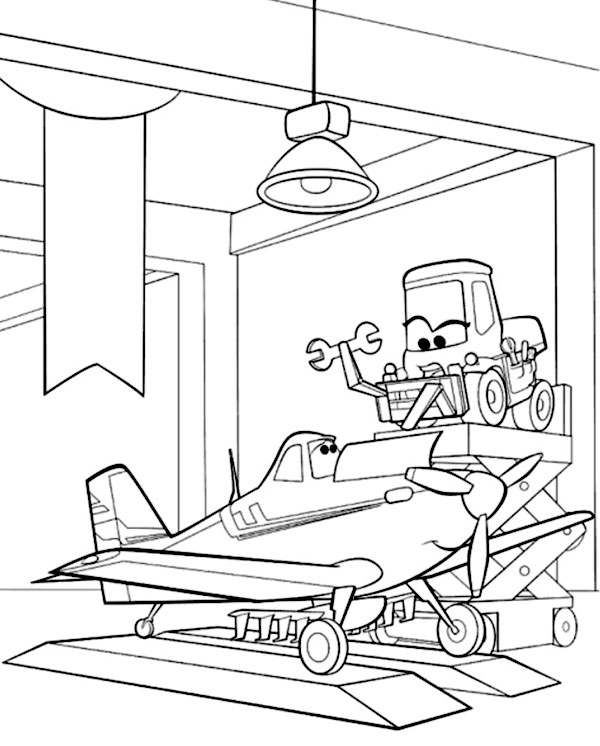 modele coloriage planes