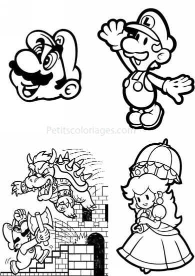 79 dessins de coloriage Plante Carnivore Mario à imprimer coloriage plante carnivore mario