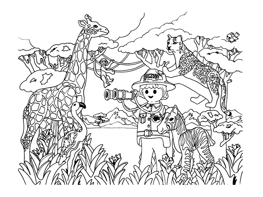 31 Dessins De Coloriage Playmobil à Imprimer