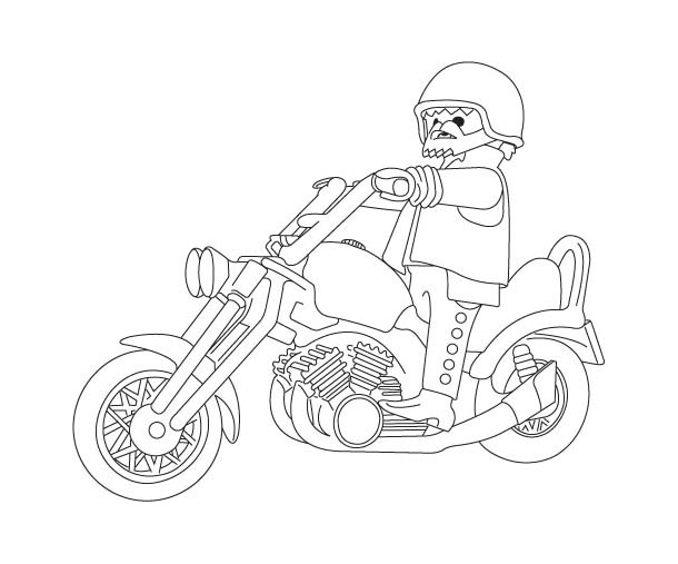 coloriage playmobil