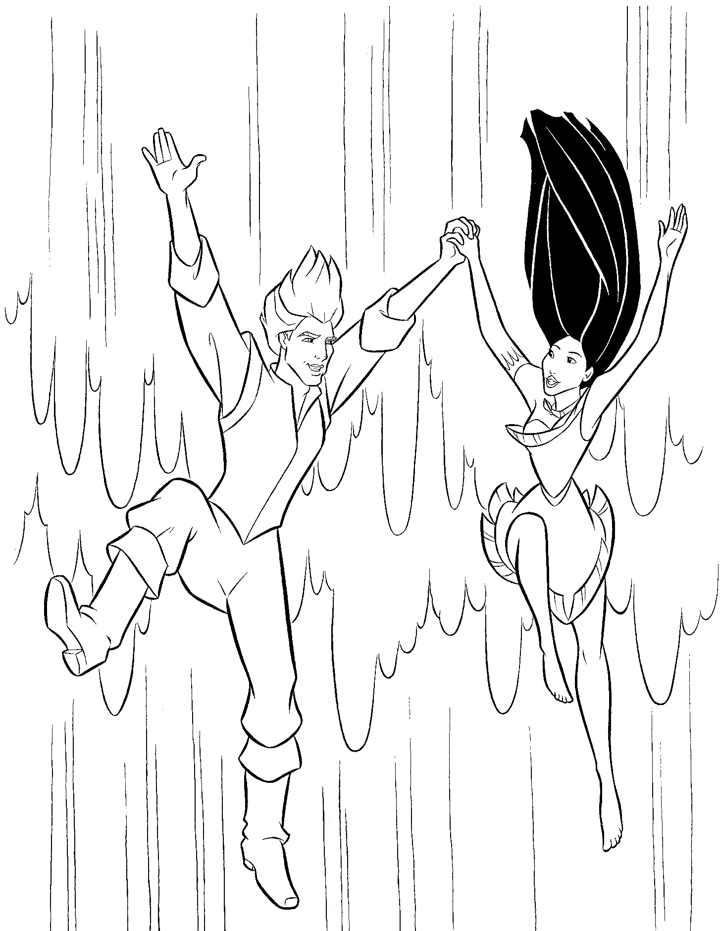 132 dessins de coloriage Pocahontas imprimer Voir le dessin