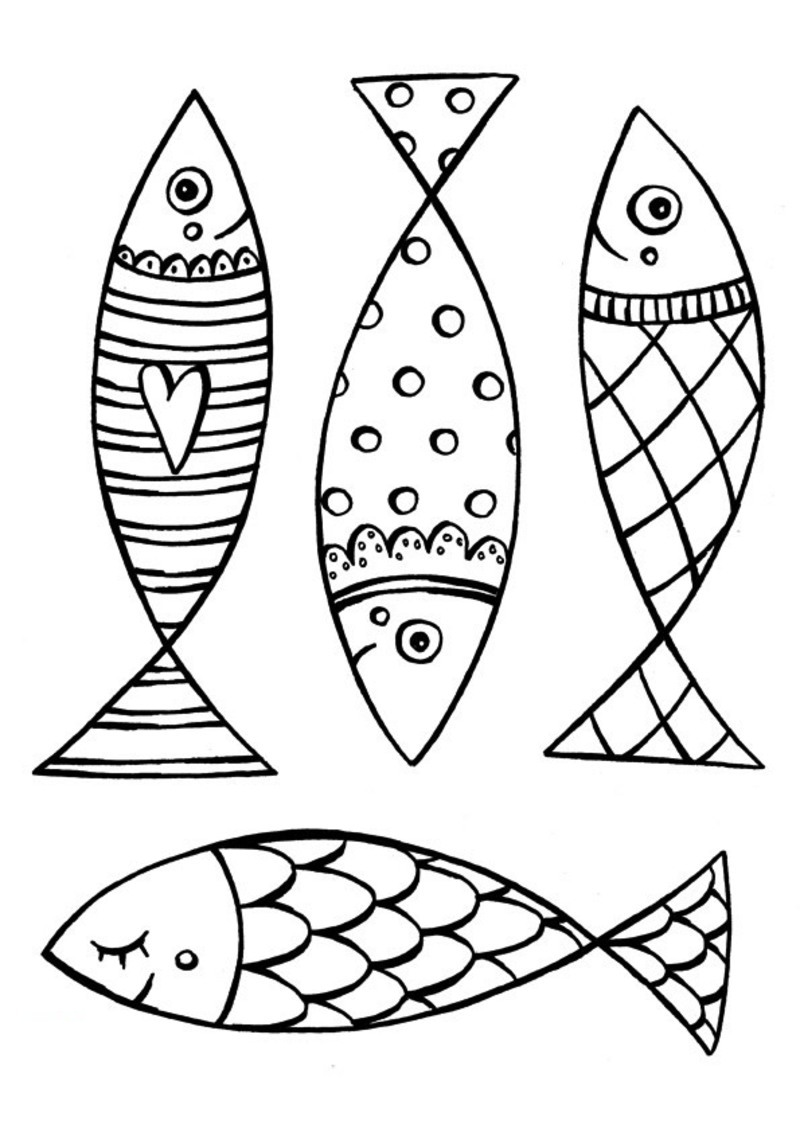 Dessins   imprimer Poisson Avril Gratuit   colorier Voir le dessin