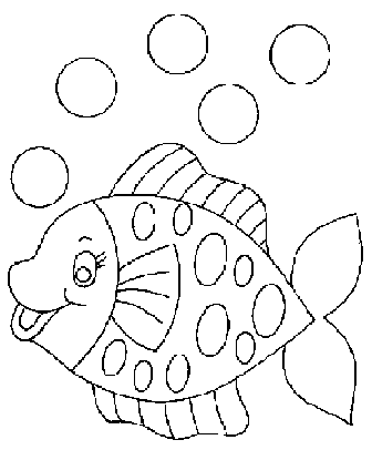 dessin gratuit poisson d'avril
