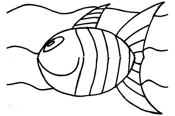 vrac dessin à colorier poisson d'avril