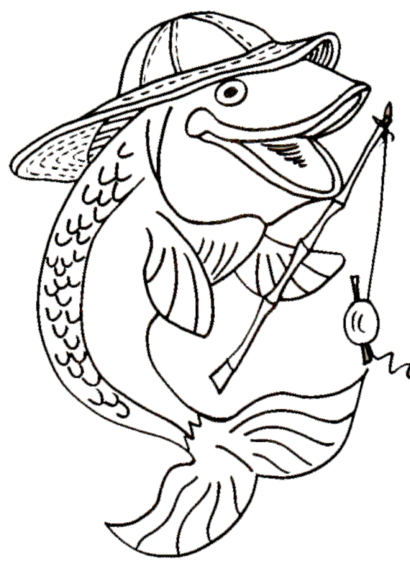 dessin poisson d'avril rigolo a imprimer