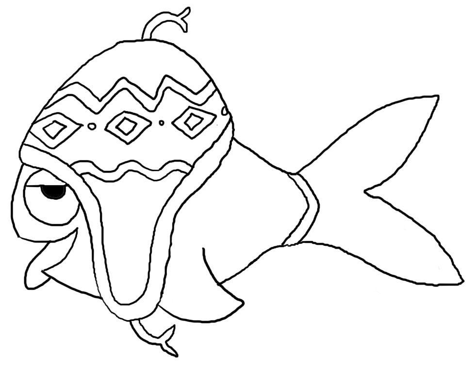 coloriage poisson d'avril a imprimer tfou