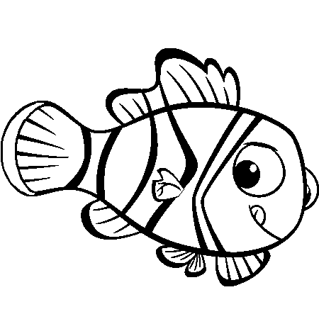 coloriage à dessiner à imprimer poisson avril