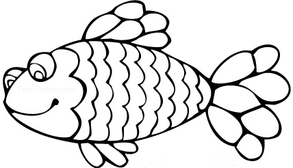 coloriage poisson d avril - Coloriage poisson d'avril gratuit à imprimer Jedessine 