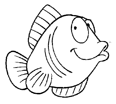 dessin poisson avril maternelle