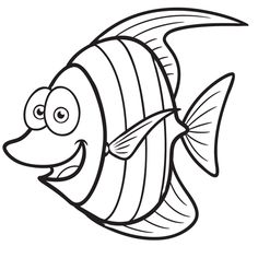 95 dessins de coloriage Poisson D'avril Rigolo à imprimer